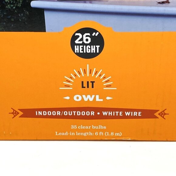 Target 26 In Light Up Owl Halloween Novelty Sculpture Light Hyde & EEK! Boutique - Picture 4 of 8